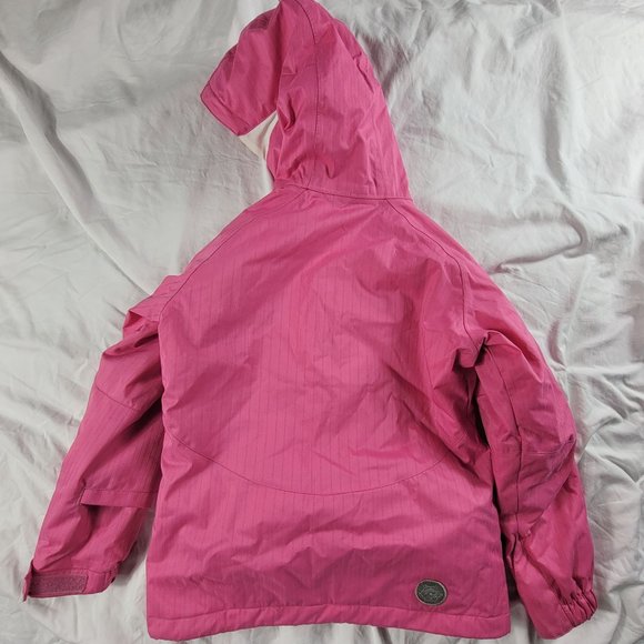 Burton Girls Large Pink Winter Ski Jacket Dryride Charm Jacket Outdoors Warm - Picture 2 of 14